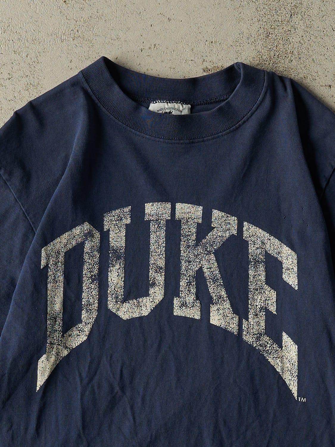 Vintage 90s Navy Blue Duke University Tee (M/L)