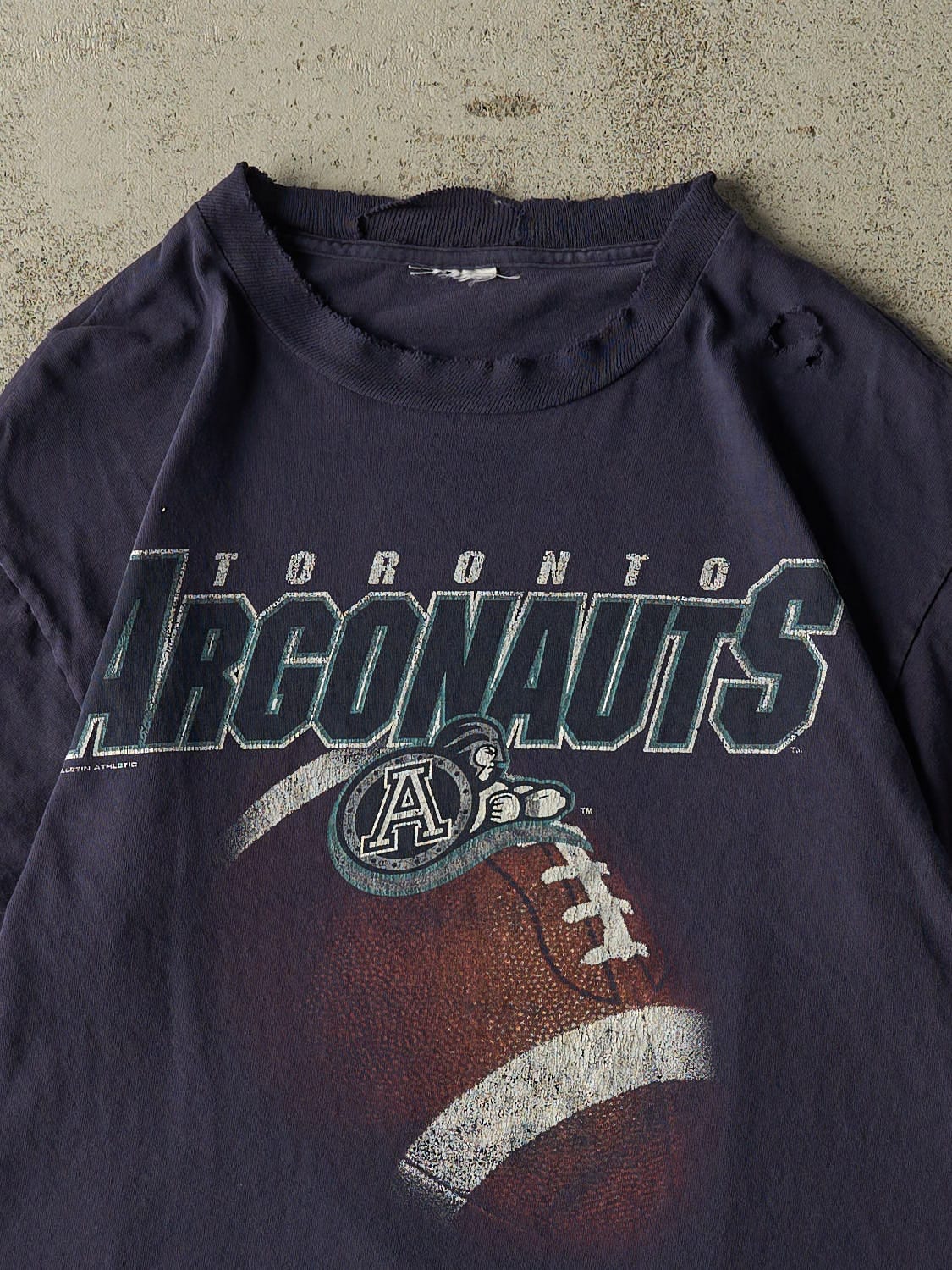 Vintage 90s Navy Blue Toronto Argonauts Tee (M)
