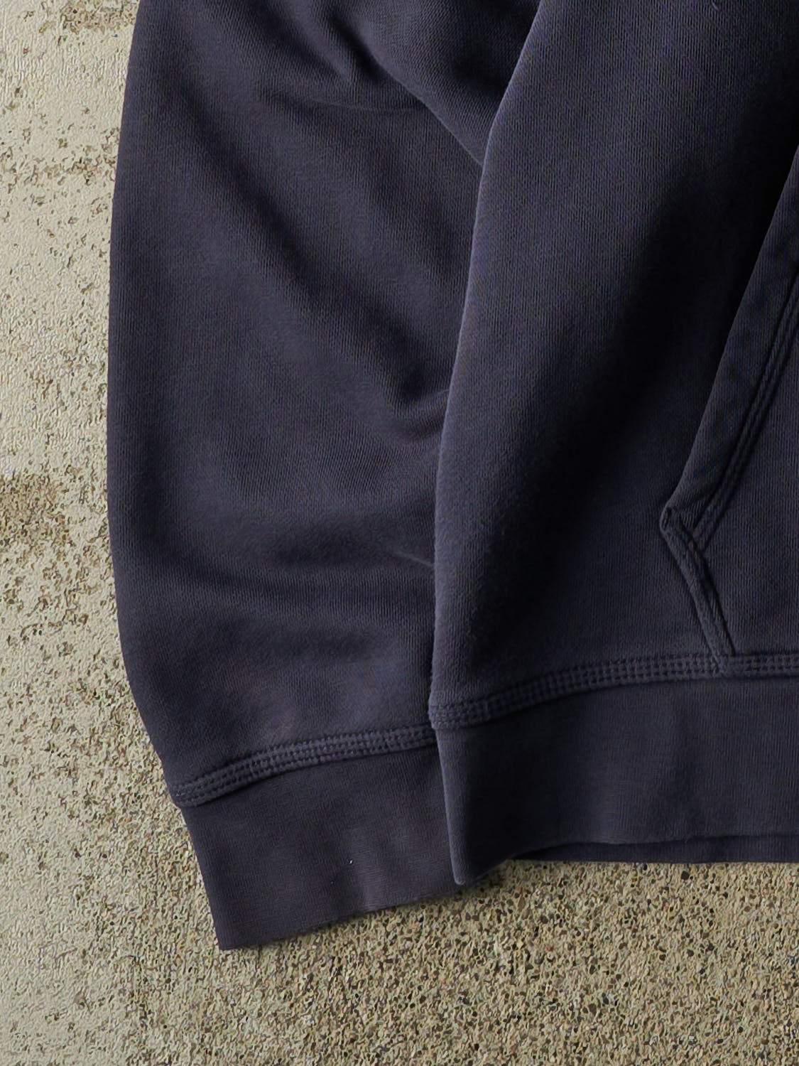 Vintage Y2K Navy Blue Nike Embroidered Swoosh Hoodie (L/XL)