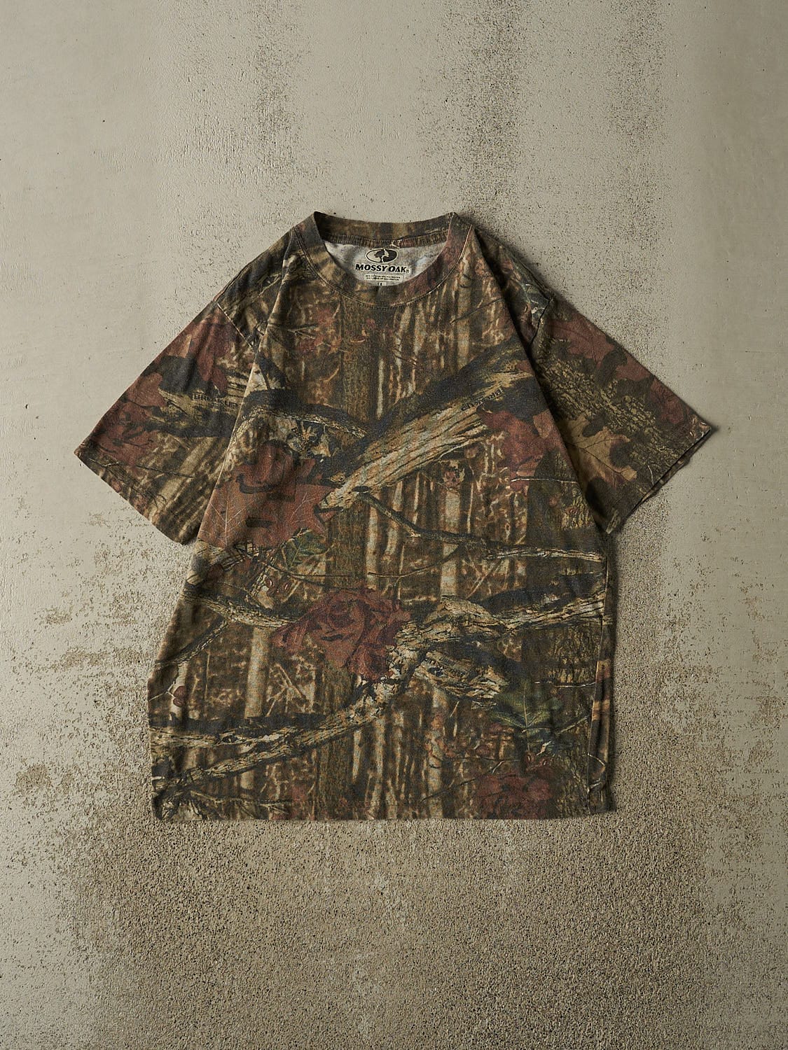 Vintage Y2K Camo Mossy Oak Blank Tee (M/L)