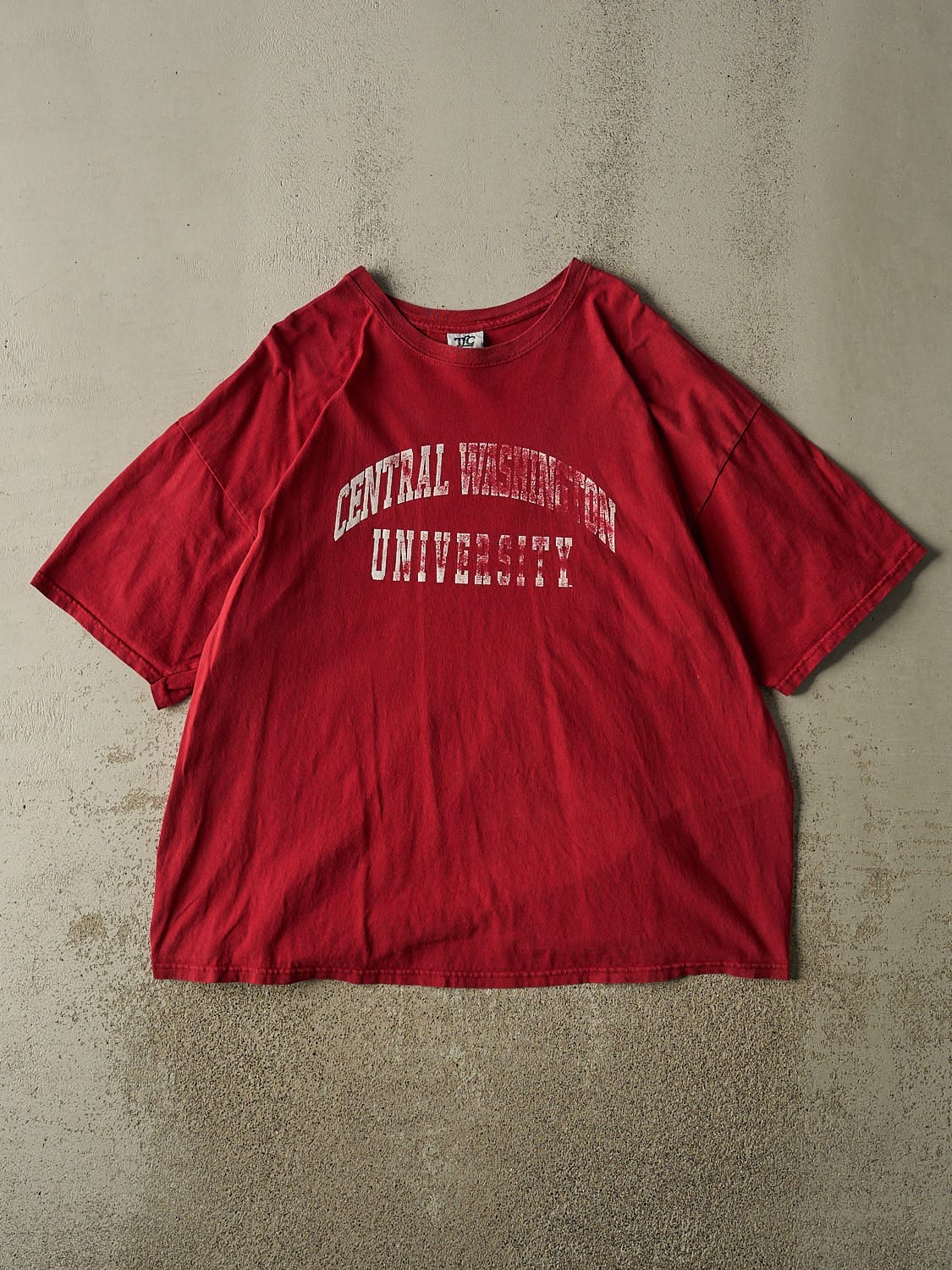 Vintage Y2K Red Central Washington University Tee (XL/XXL)