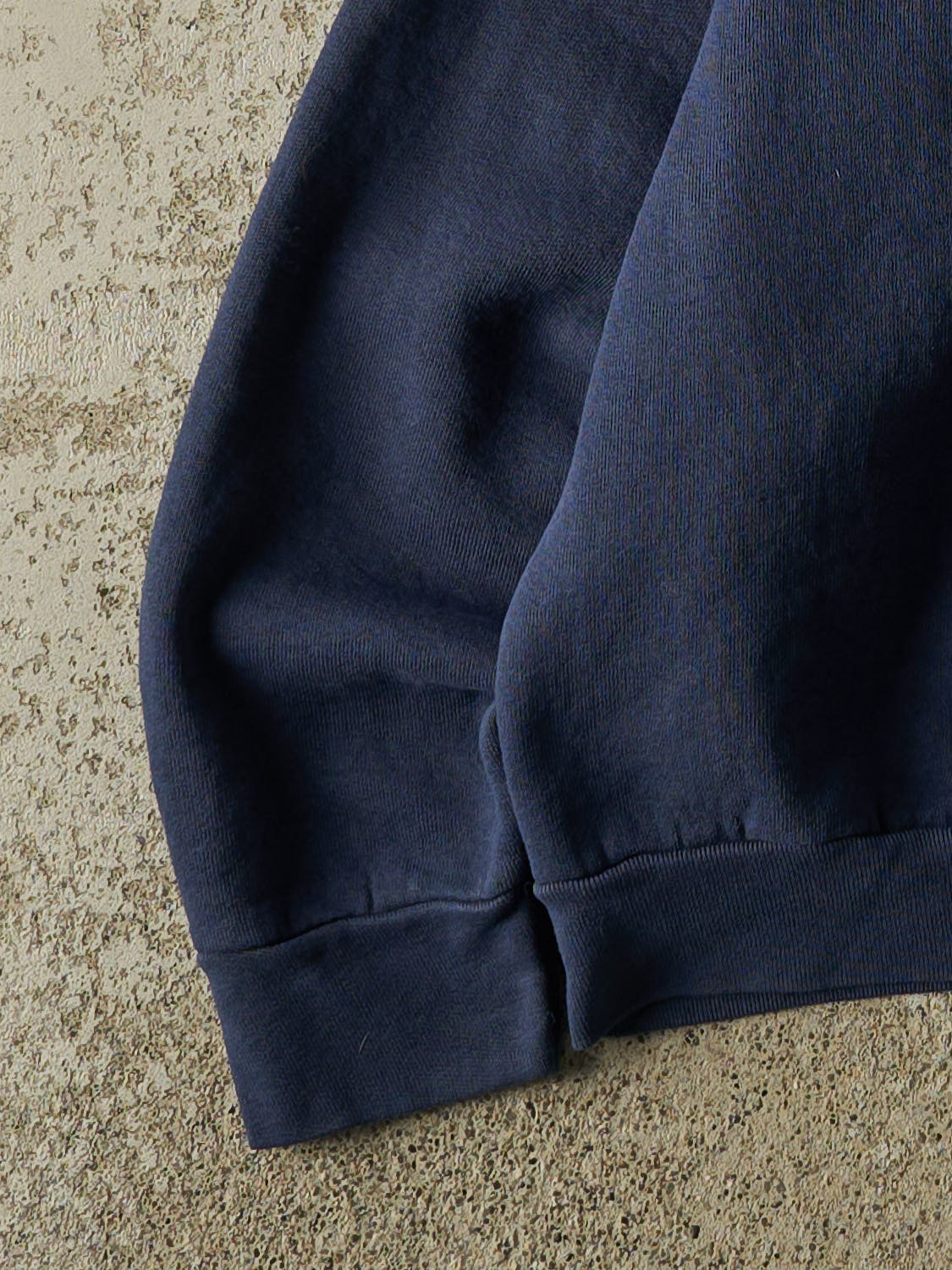 Vintage 90s Navy Blue Blank Crewneck (XS)