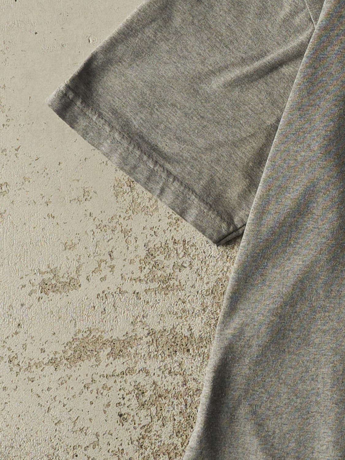 Vintage 90s Grey Polo Embroidered Tee (S/M)