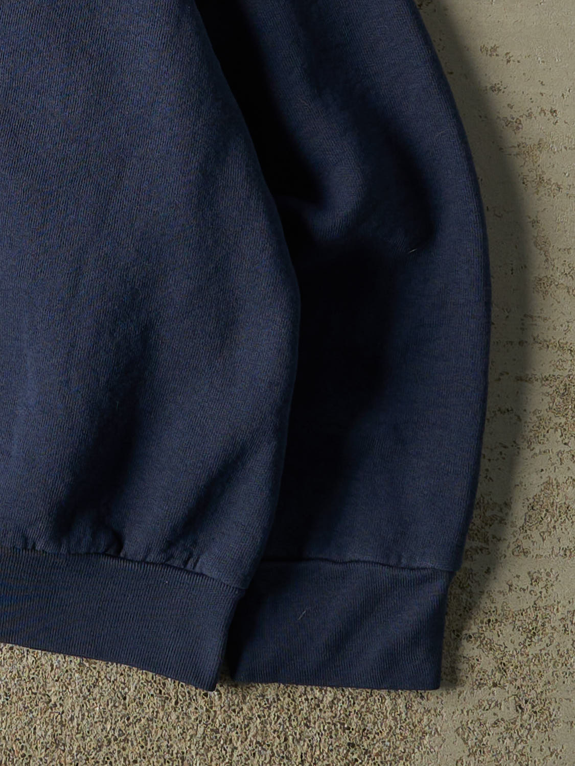 Vintage 90s Navy Blue Blank Crewneck (XS)