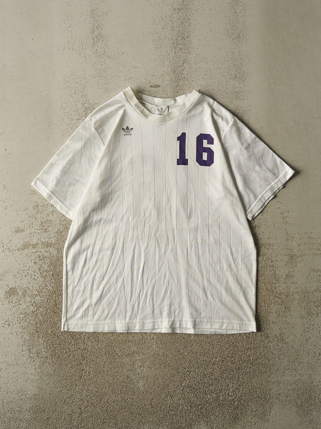 Vintage 90s White Adidas Soccer Jersey (L)