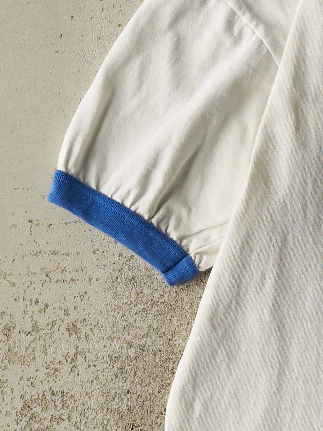 Vintage Y2K White Quebec Nordiques Ringer Tee (S/M)