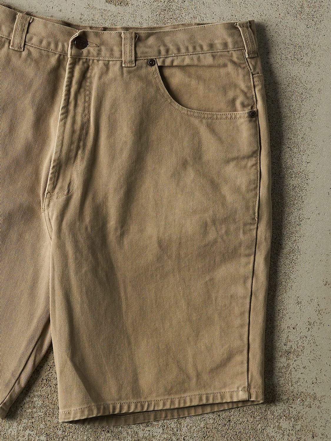 Vintage 90s Beige Route 66 Shorts (35x9)