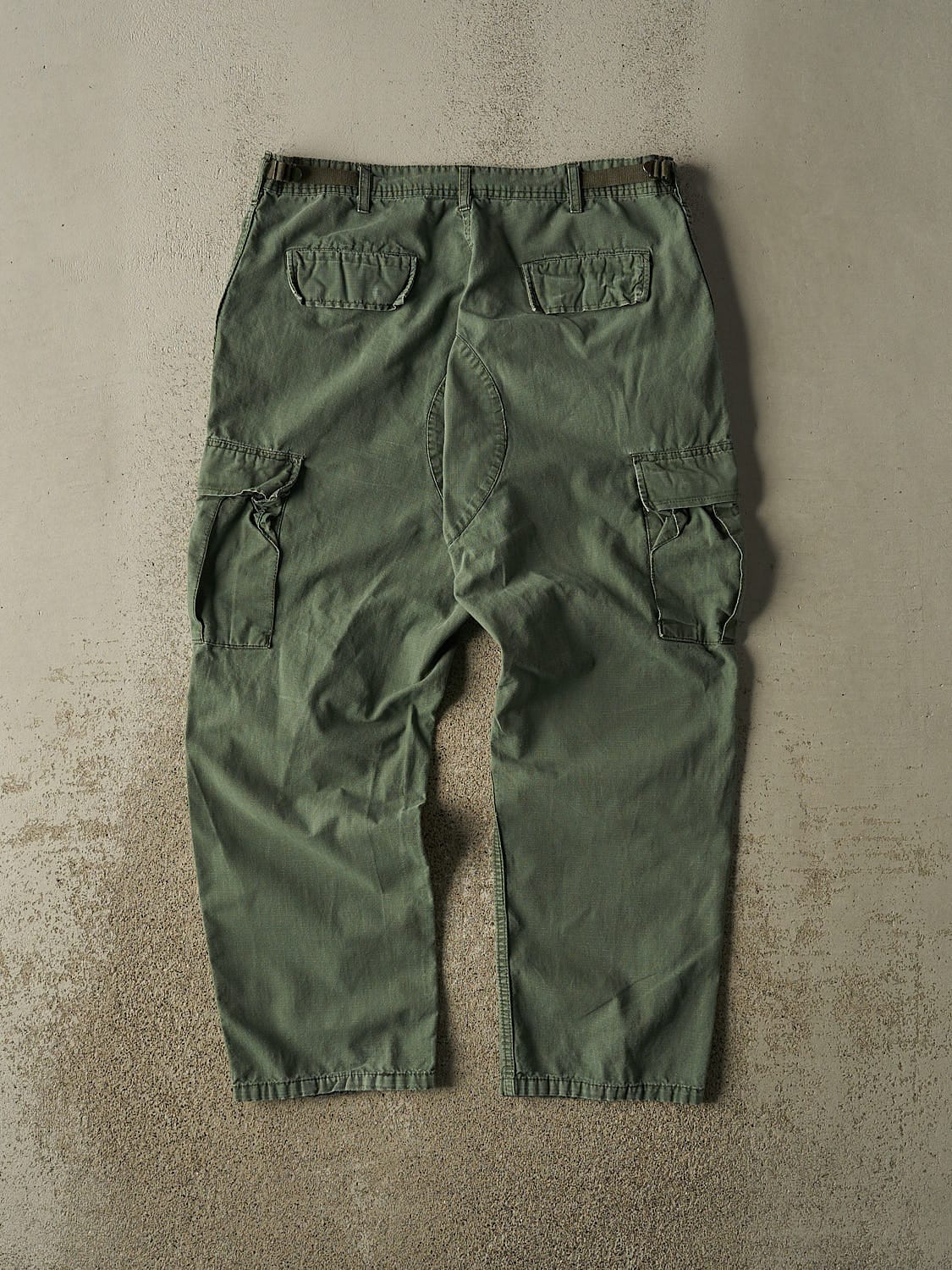 Vintage 90s Green Cargo Military Pants (34x29)