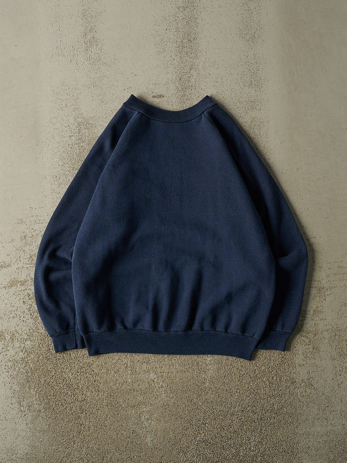 Vintage 80s Navy Blue Blank Crewneck (M/L)