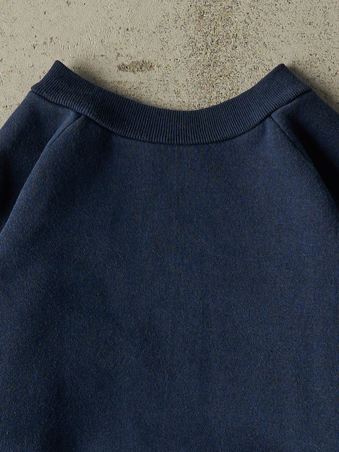 Vintage 80s Navy Blue Blank Crewneck (M/L)