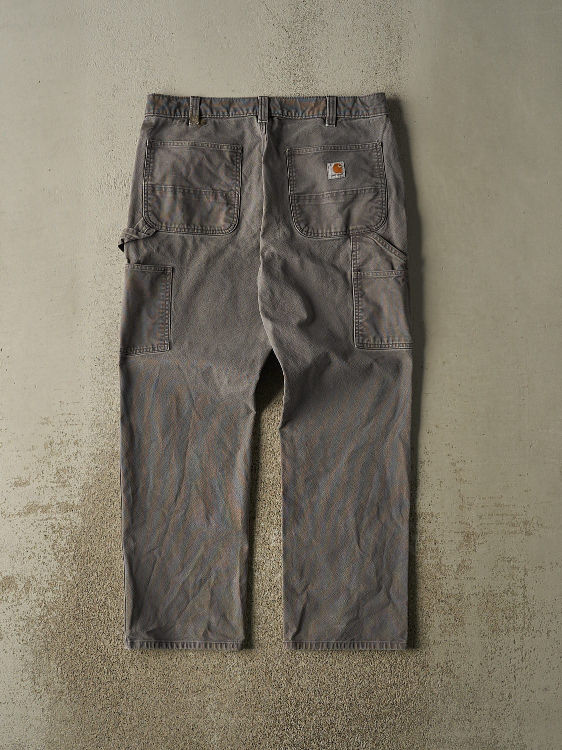 Vintage Y2K Grey Carhartt Carpenter Work Pants (35x30)
