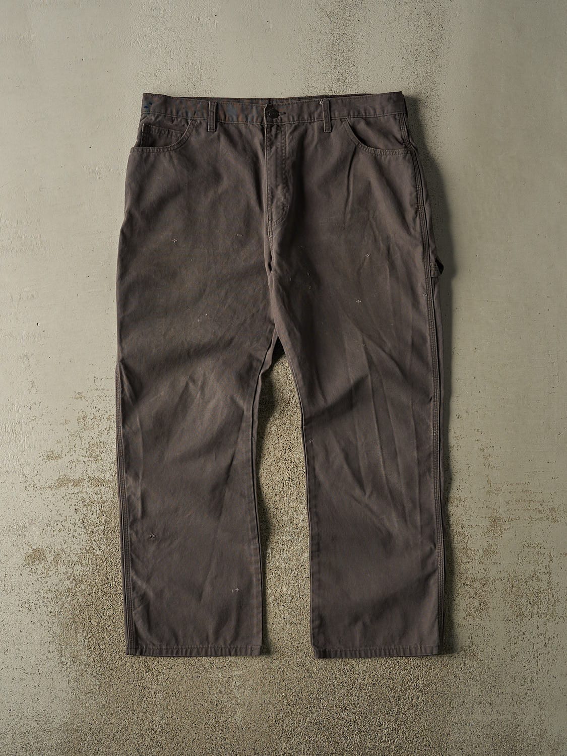 Vintage Y2K Charcoal Grey Dickies Carpenter Work Pants (38x30)