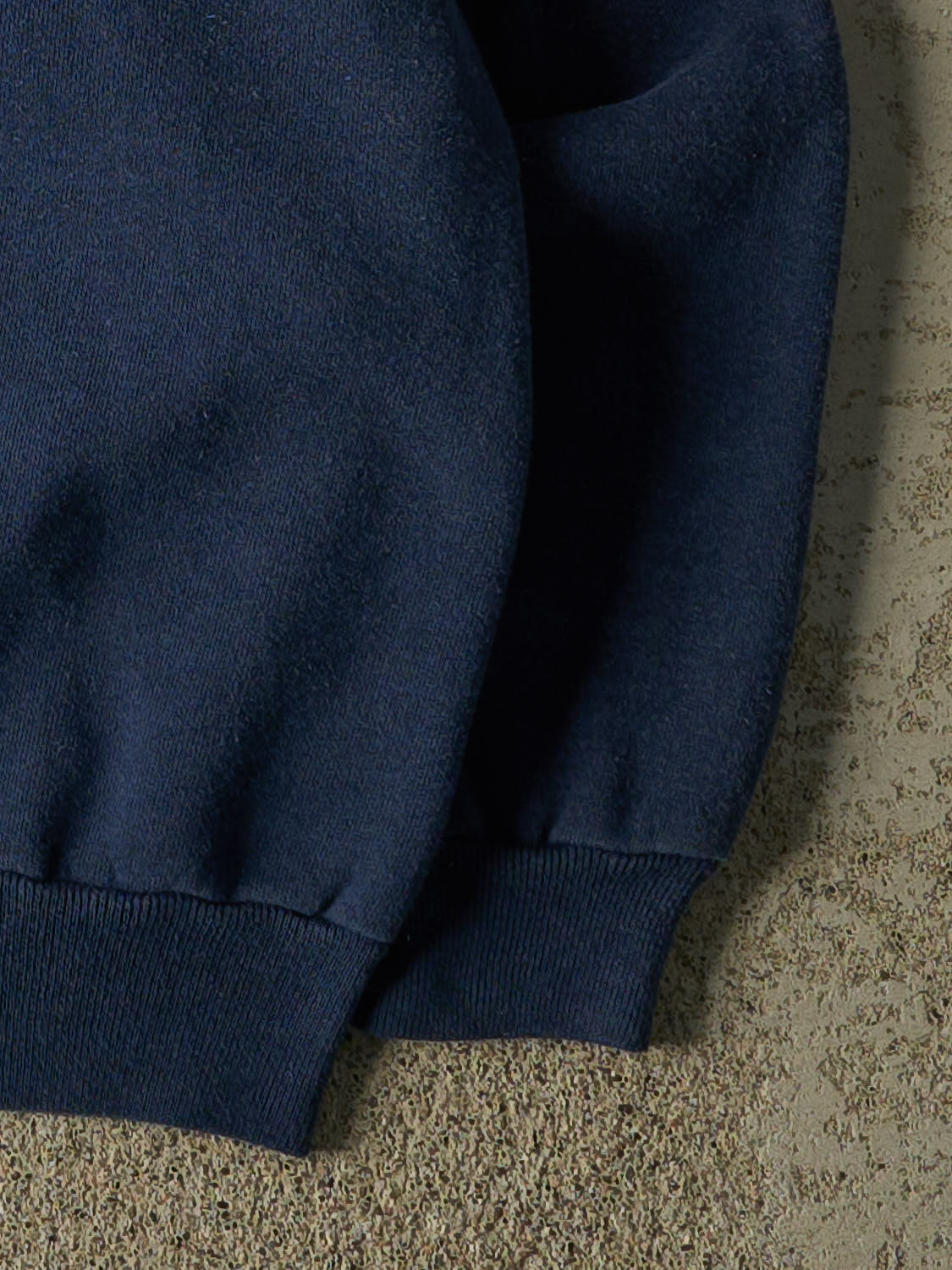 Vintage 80s Navy Blue Blank Crewneck (M/L)