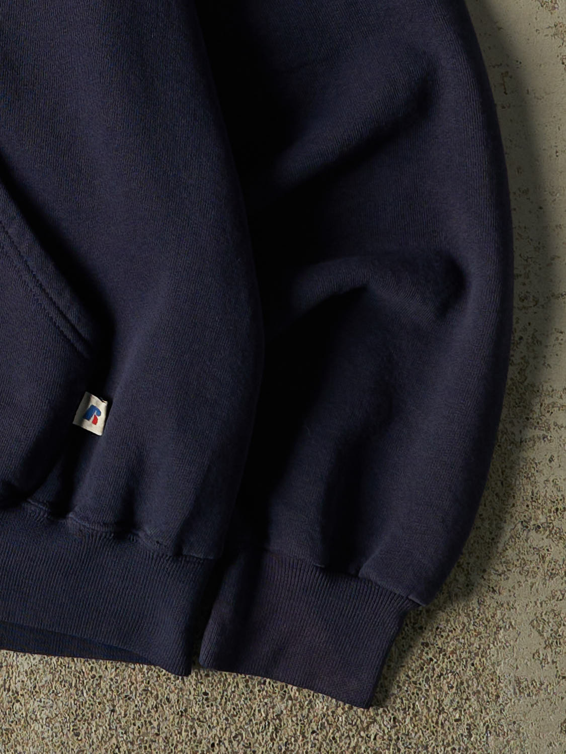 Vintage Y2K Navy Blue Russell Athletic MEI Eagles Hoodie (XS)