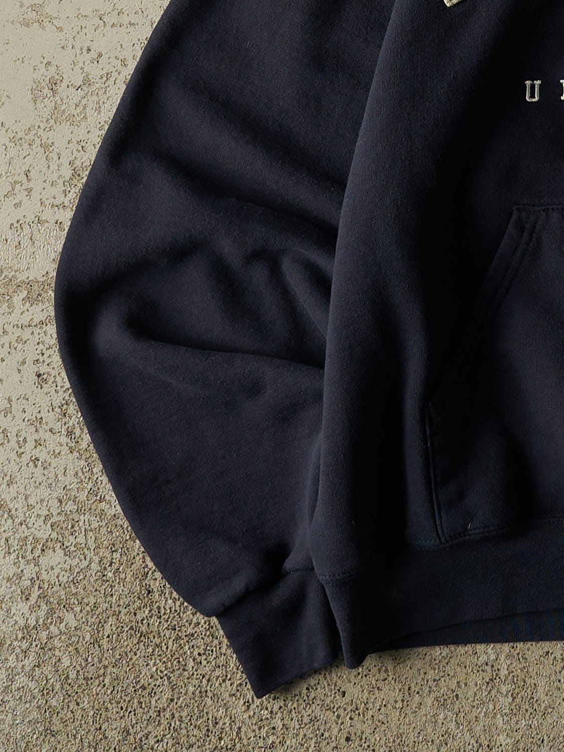 Vintage 90s Navy Blue Harvard University Champion Embroidered Hoodie (XXS/XS)