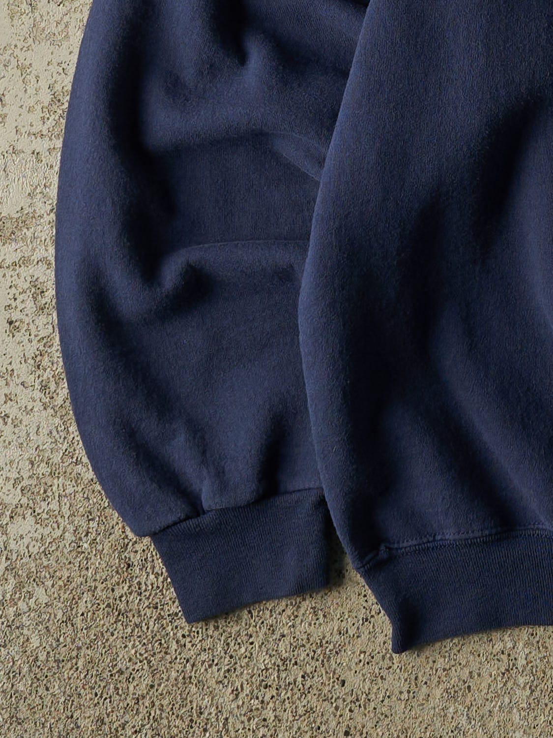 Vintage 90s Navy Blue Blank Crewneck (L/XL)
