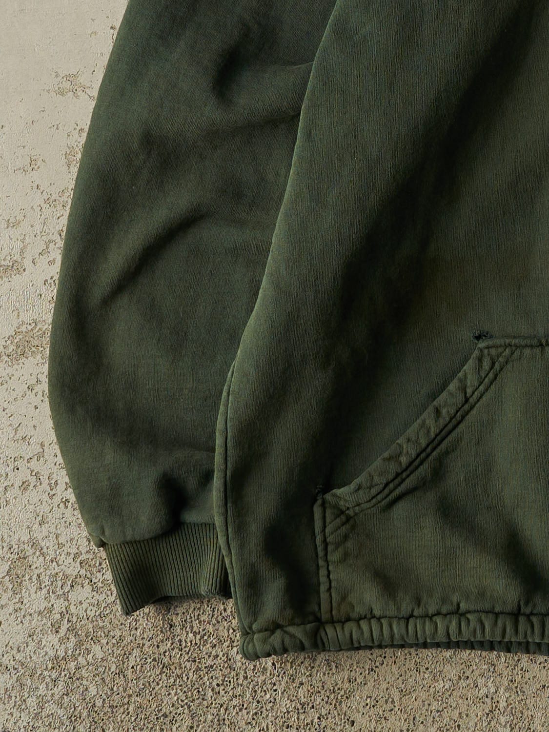 Vintage 90s Sun Faded Green Boca Hoodie (XL)