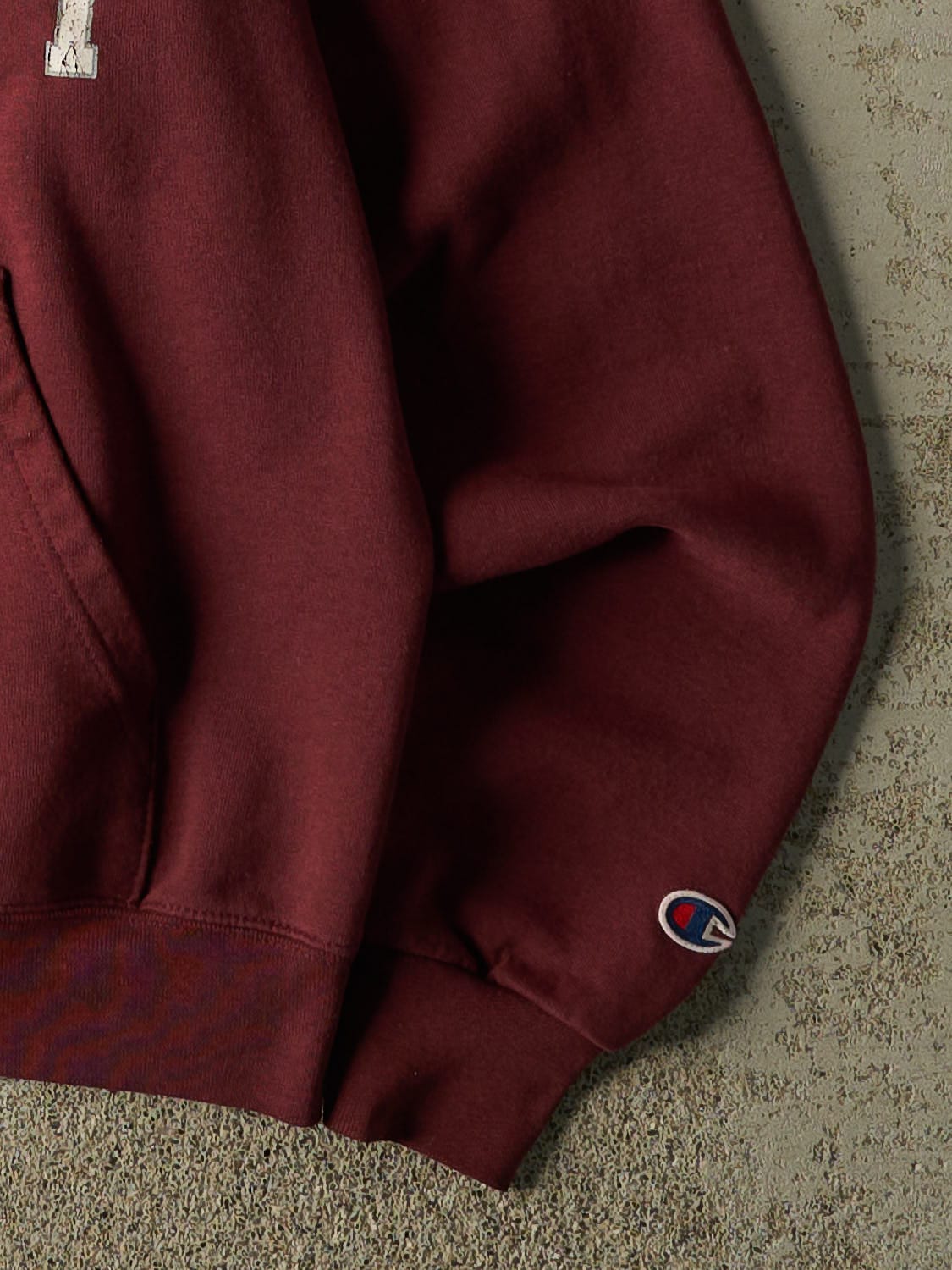 Vintage Y2K Burgundy Harvard University Soccer Hoodie (XS/S)