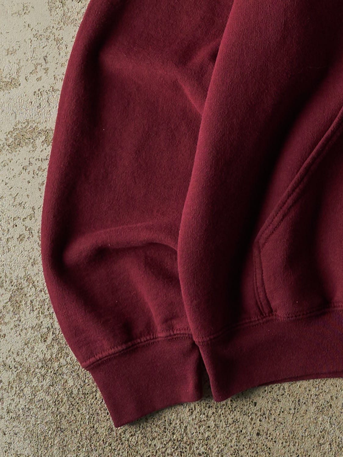 Vintage Y2K Burgundy Harvard University Hoodie (S/M)