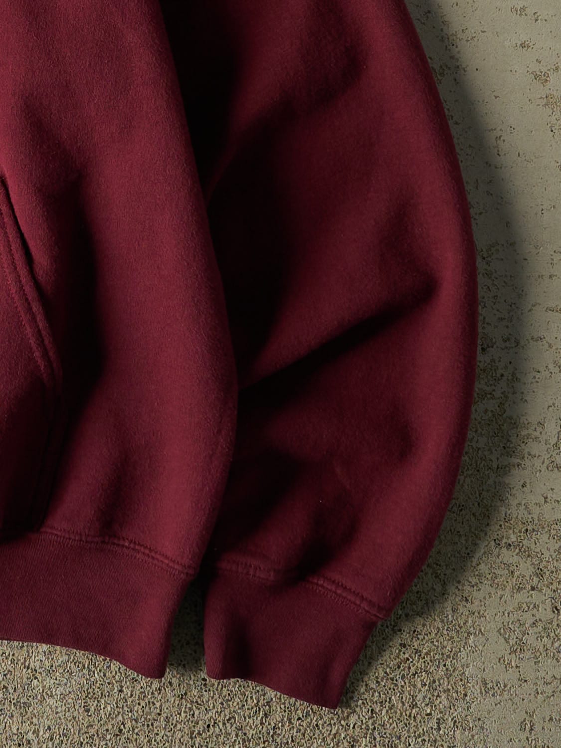 Vintage Y2K Burgundy Harvard University Hoodie (S/M)