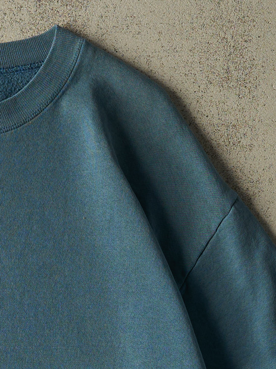 Vintage 90s Blue Blank Crewneck (L)