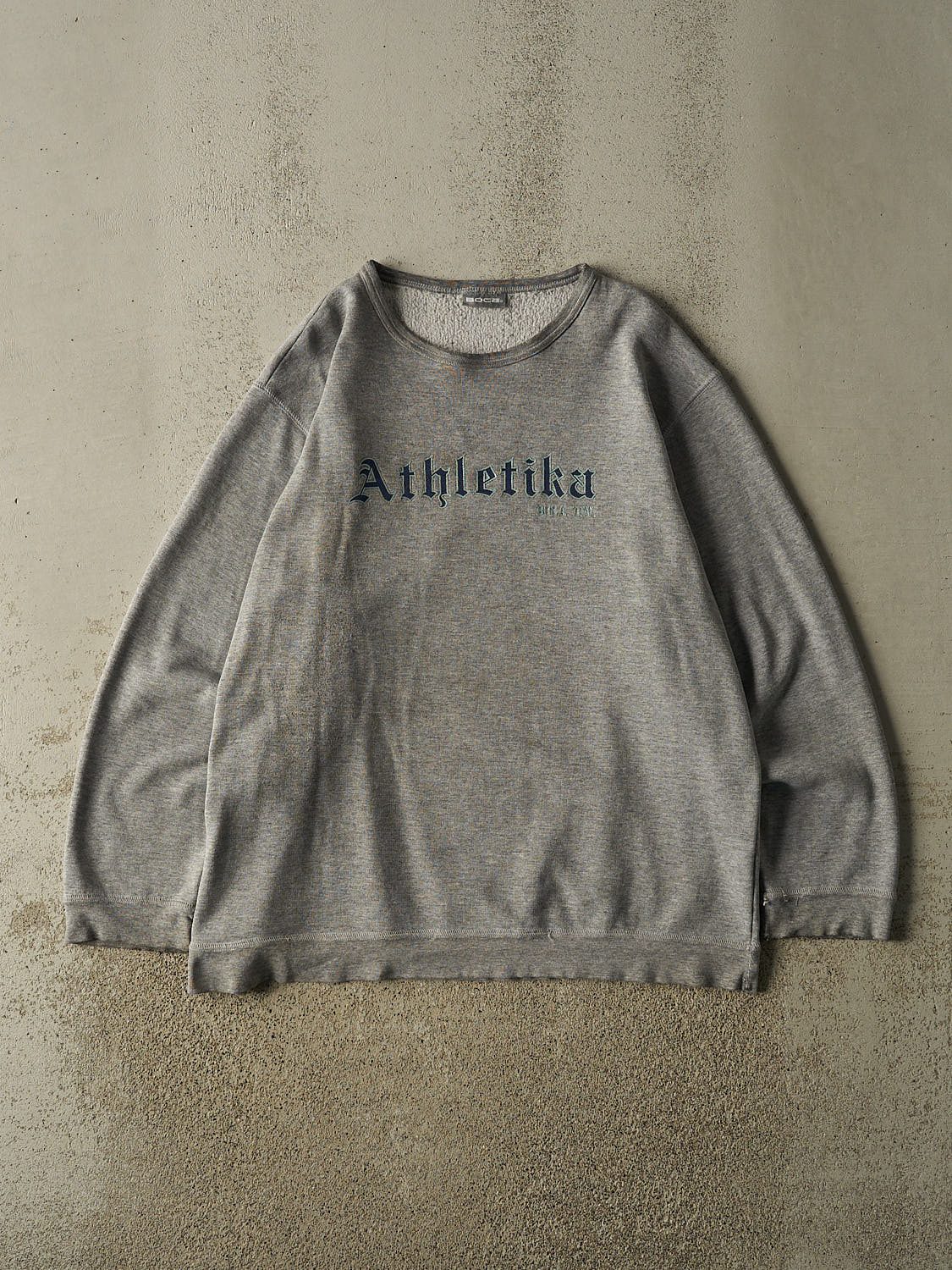 Vintage Y2K Grey Boca Athletika Crewneck (XL)