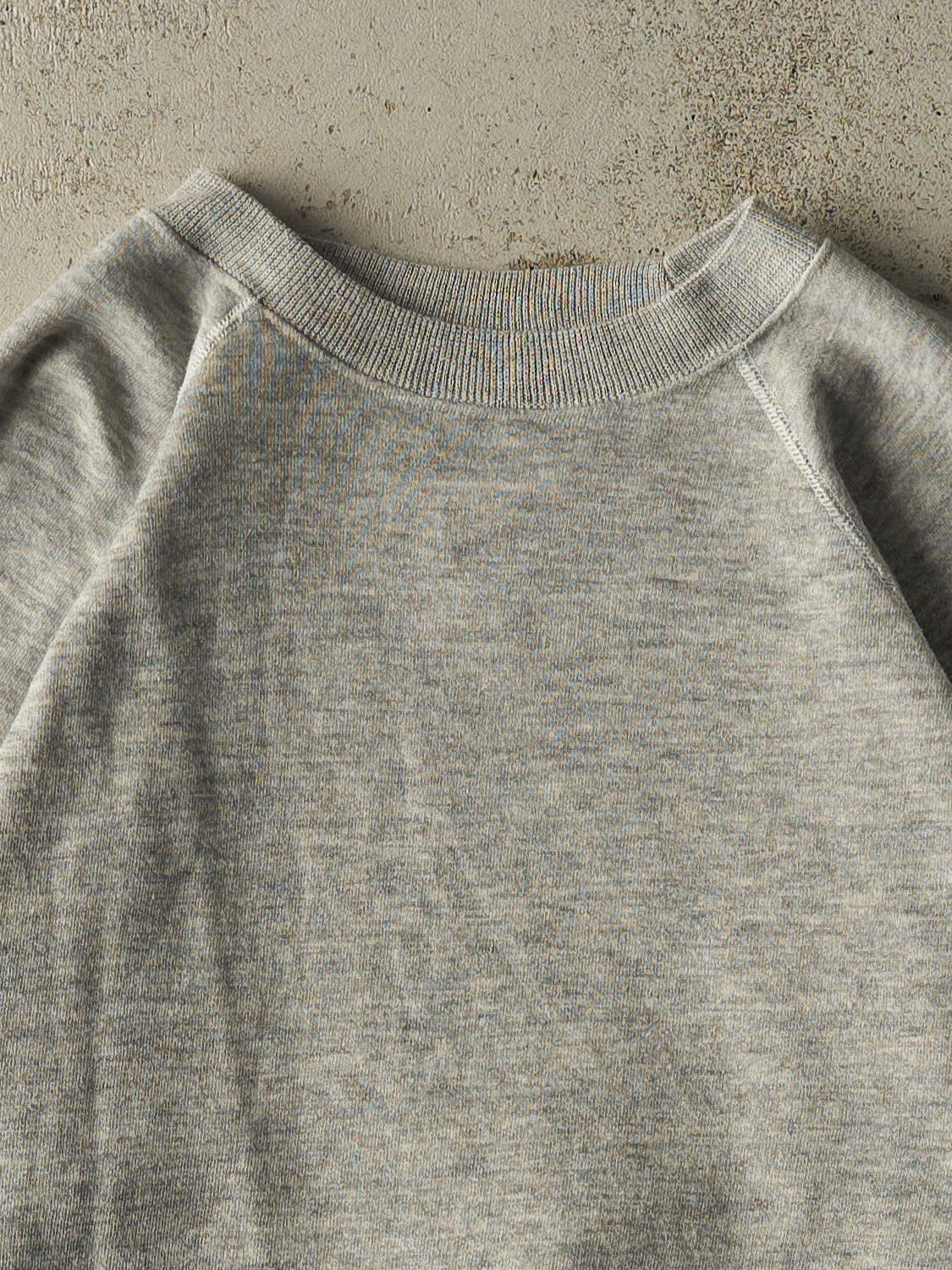 Vintage 80s Heather Grey Blank Crewneck (XL)