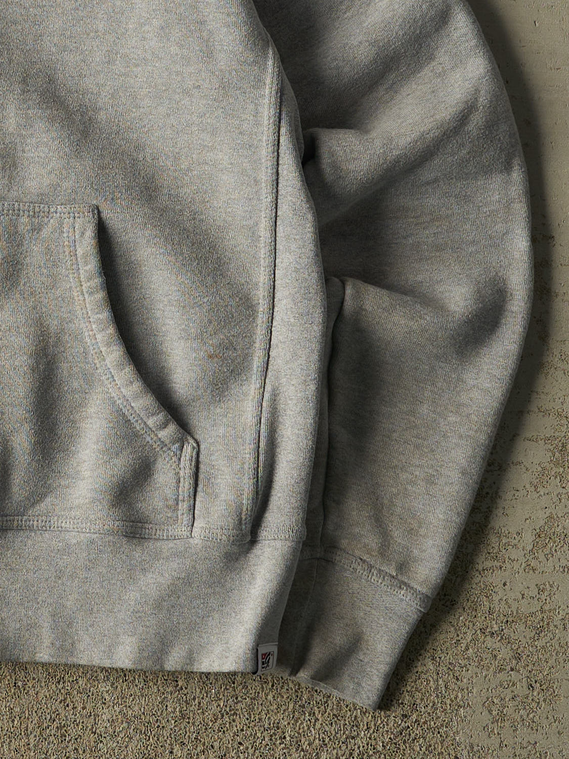 Vintage 90s Grey Blank Zip Up Hoodie (M/L)