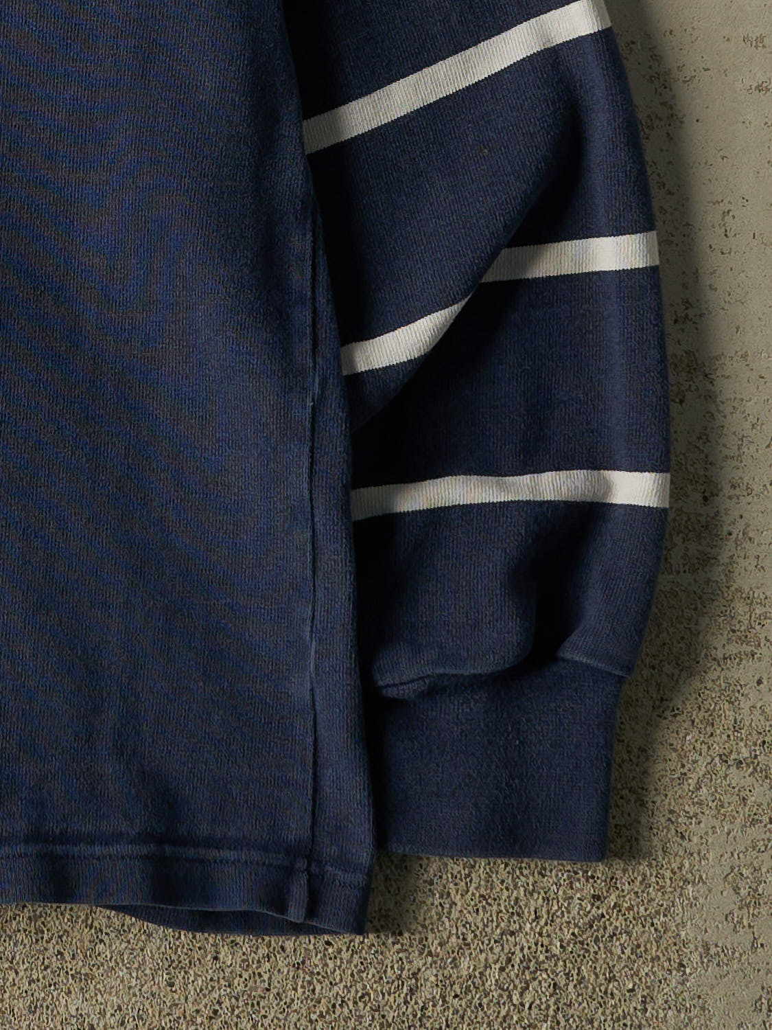 Vintage Y2K Navy Blue Sainte-Anne  Rugby Long Sleeve (L)