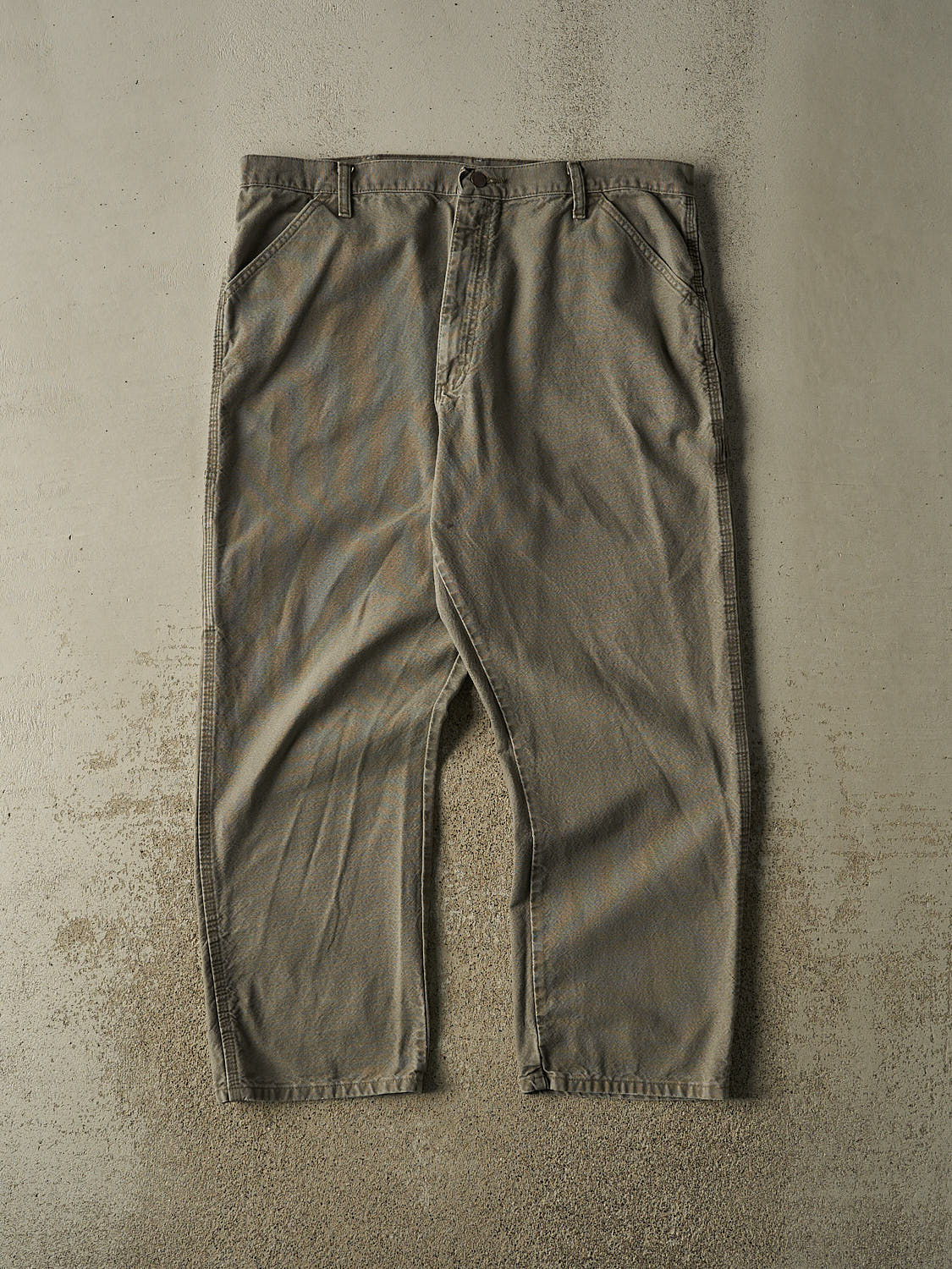 Vintage 90s Green Rustler Carpenter Pants (39x29)