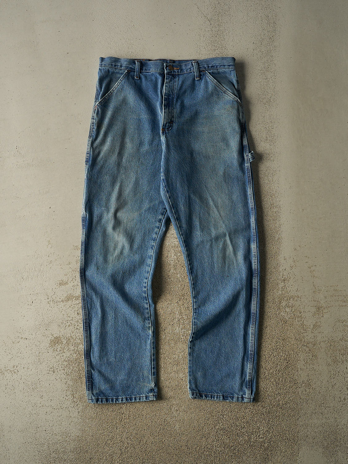 Vintage 90s Dark Wash Rustler Carpenter Jeans (34x33.5)