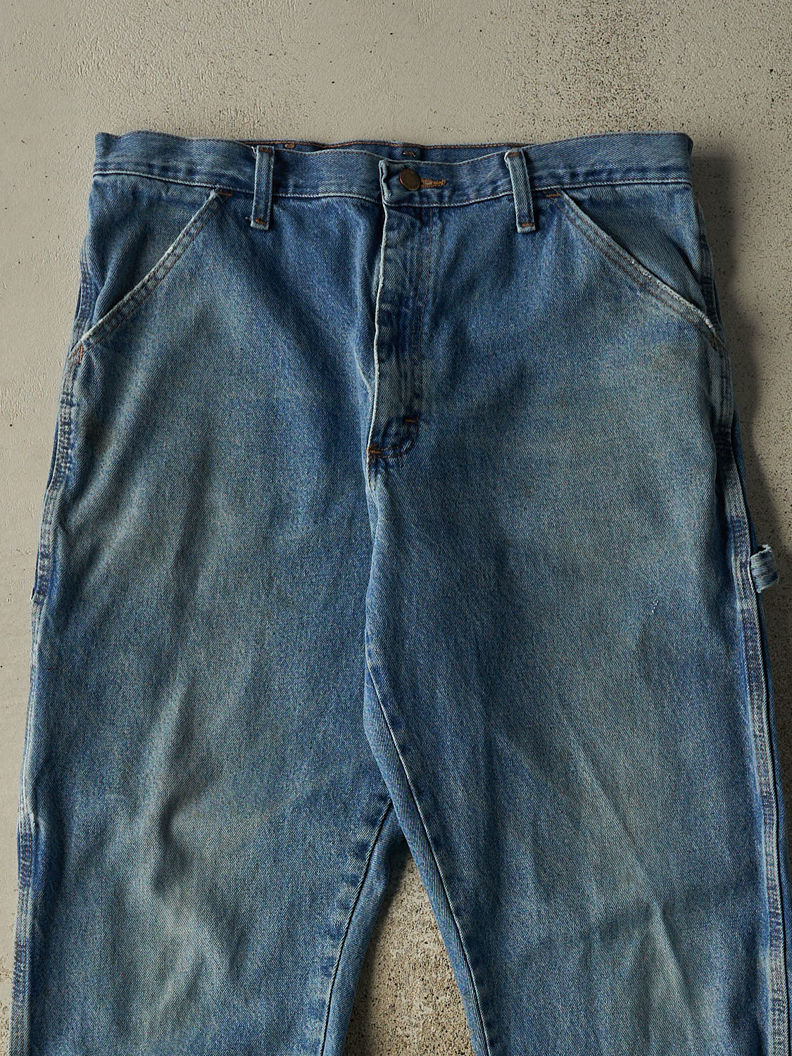 Vintage 90s Dark Wash Rustler Carpenter Jeans (34x33.5)