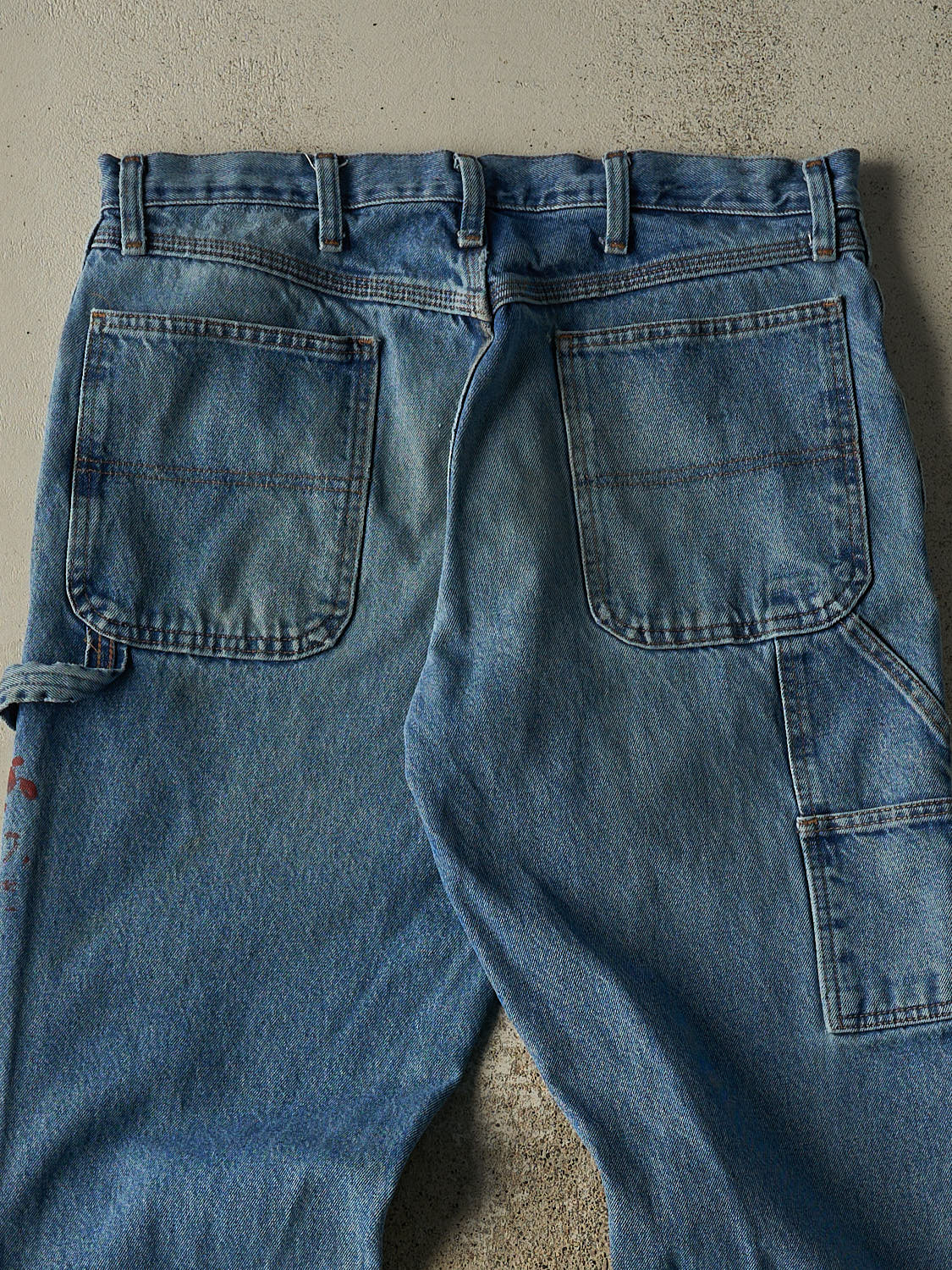 Vintage 90s Dark Wash Rustler Carpenter Jeans (34x33.5)