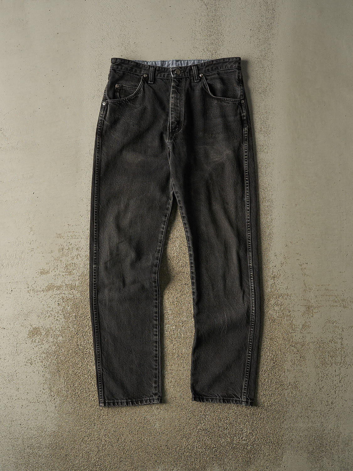 Vintage 90s Faded Black Wrangler Denim Pants (32x32)