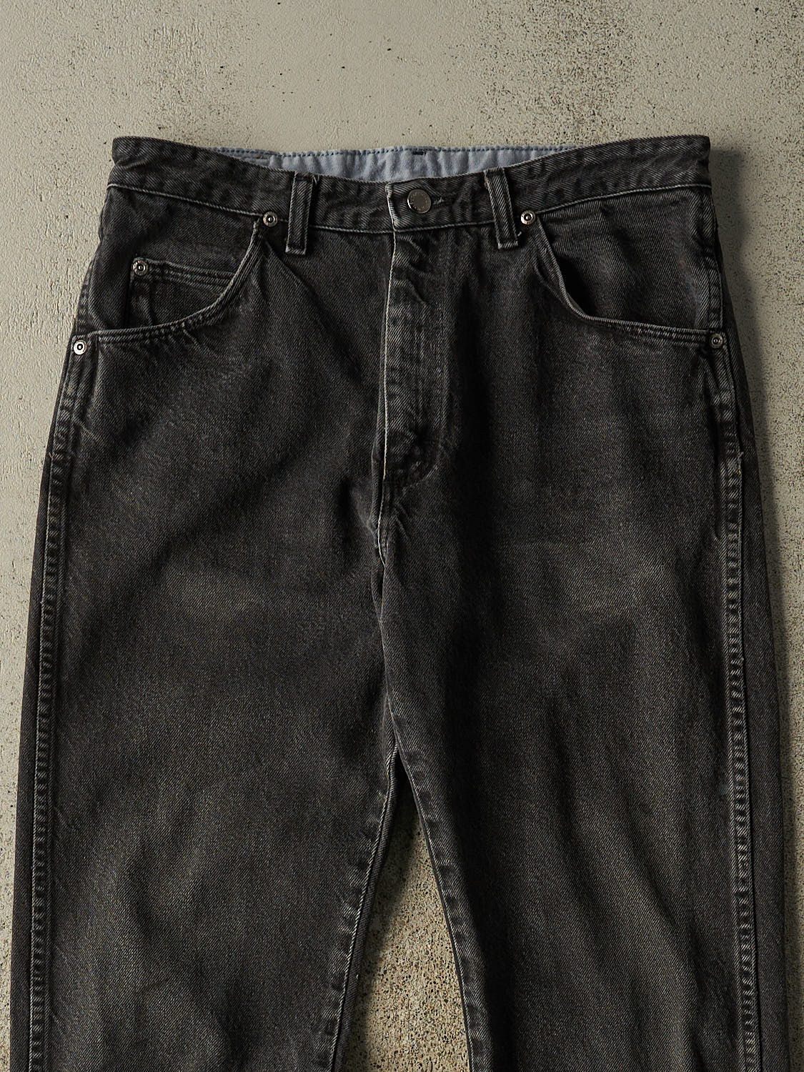 Vintage 90s Faded Black Wrangler Denim Pants (32x32)