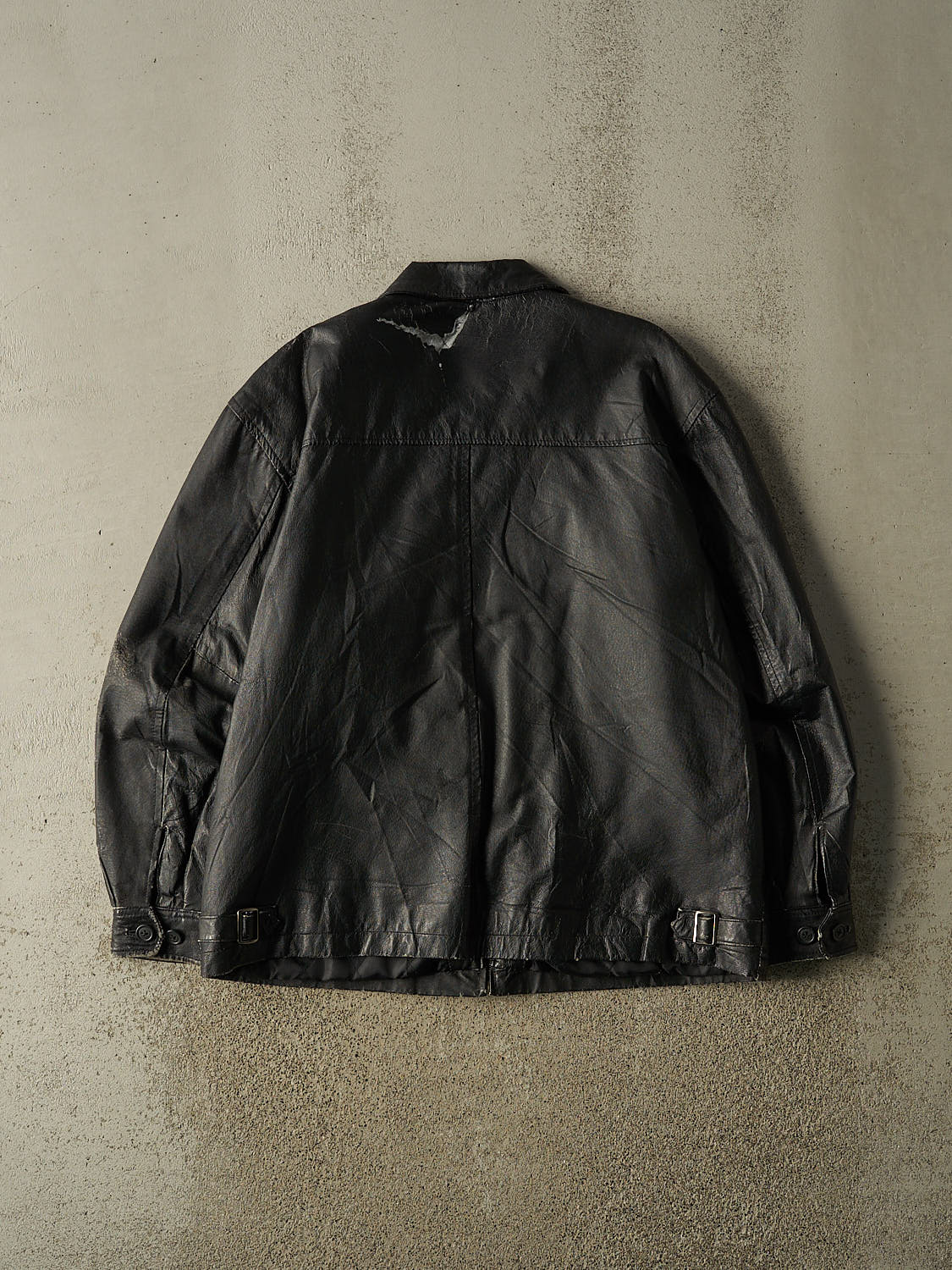 Vintage 90s Black Cherokee Lightweight Leather Jacket (L/XL)