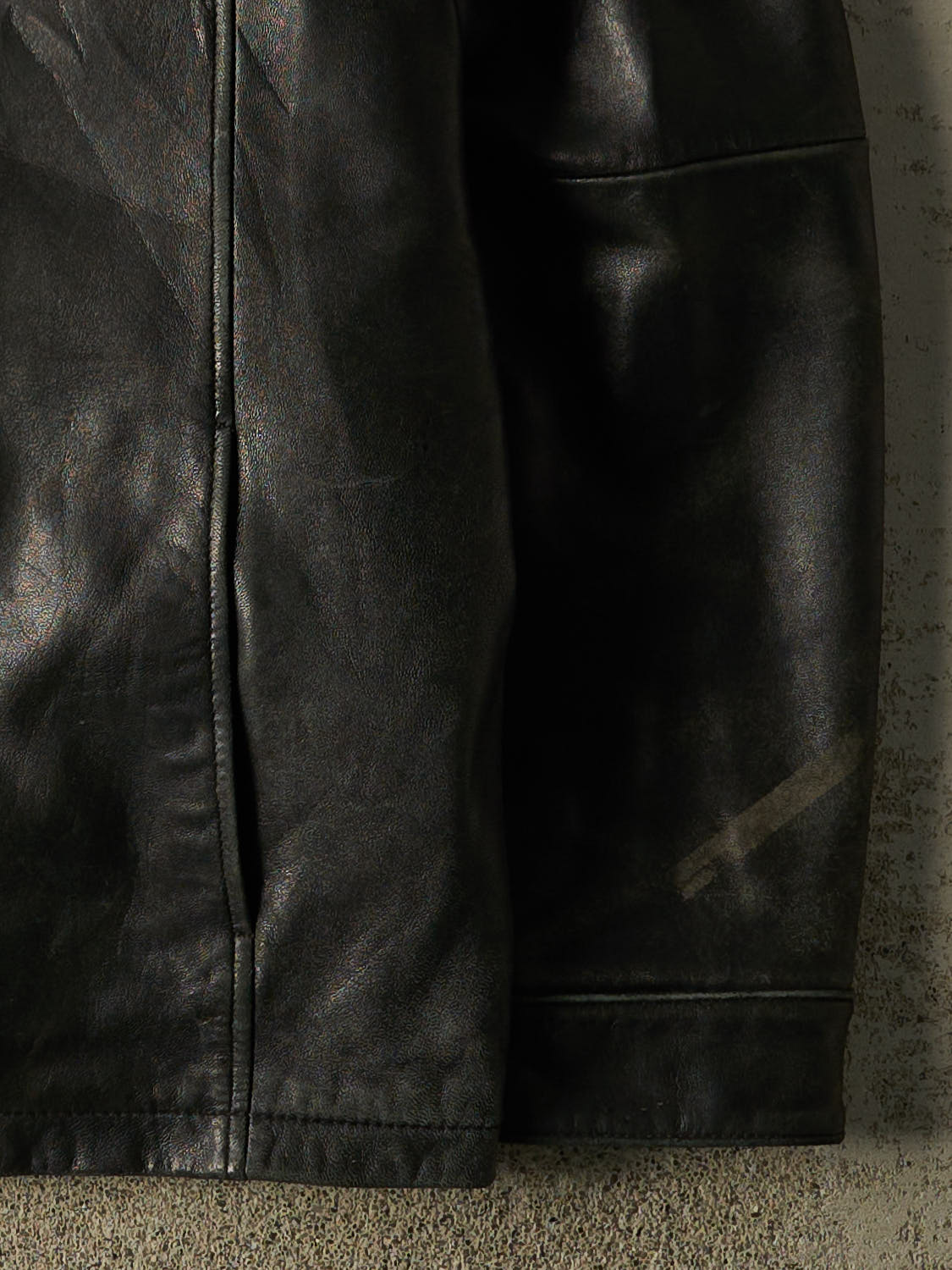 Vintage 90s Black Denver Hayes Soft Leather Jacket (M/L)