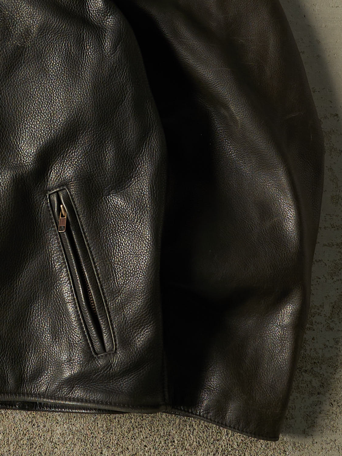 Vintage 80s Black Leather Jacket (M/L)