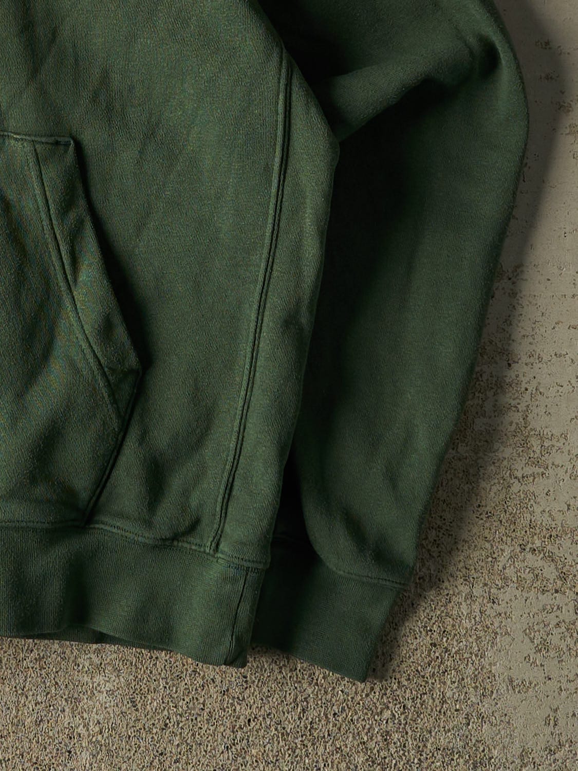 Vintage Y2K Green Nike Embroidered Hoodie (S/M)