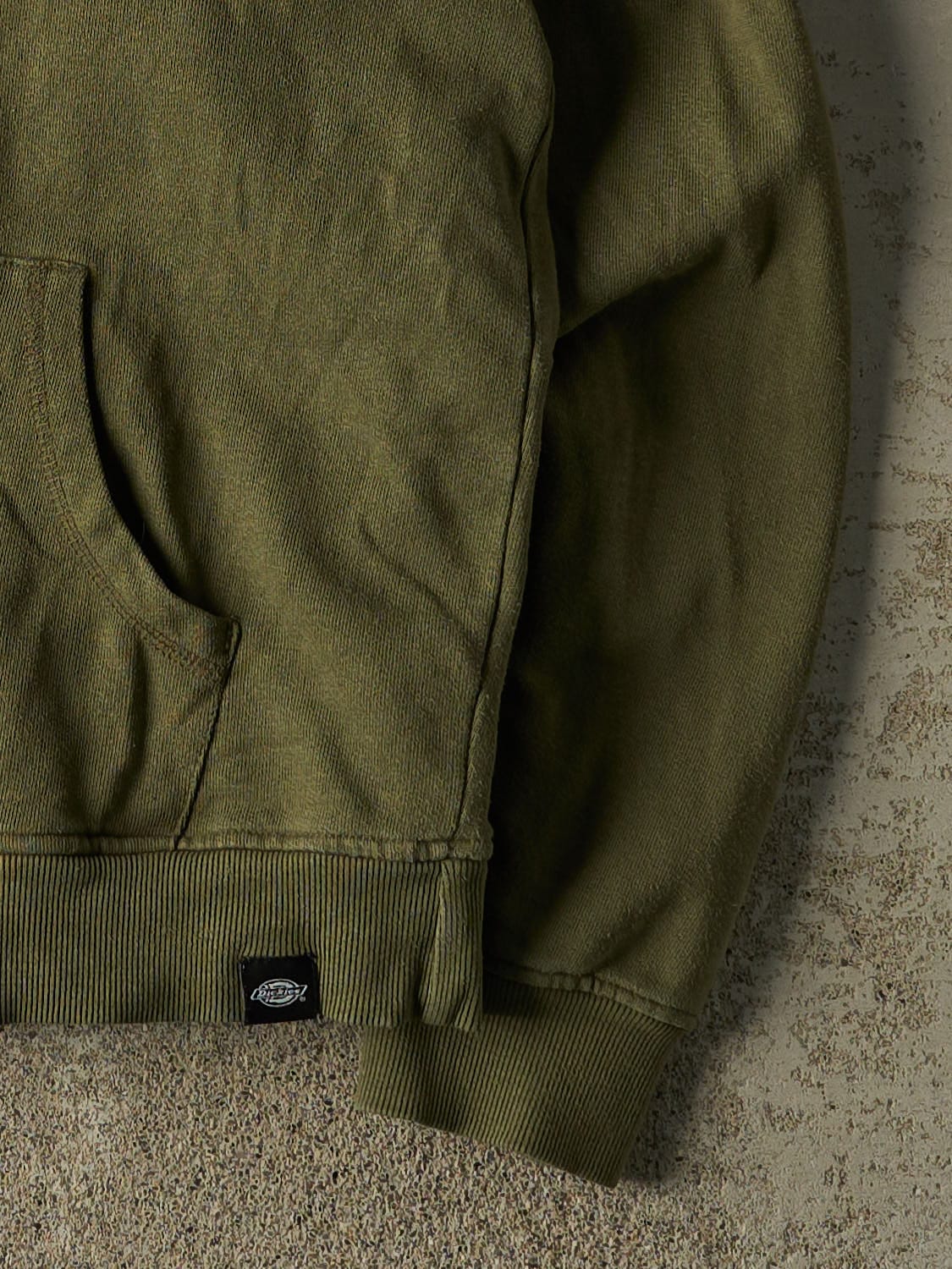 Vintage Y2K Green Dickies Logo Hoodie (L/XL)