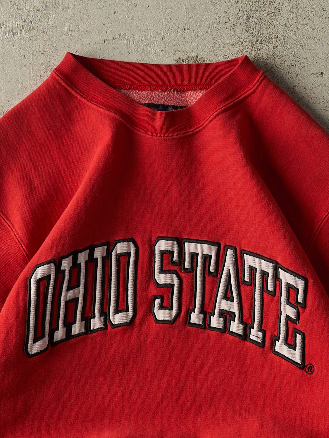 Vintage Y2K Red Ohio State University Crewneck (S/M)