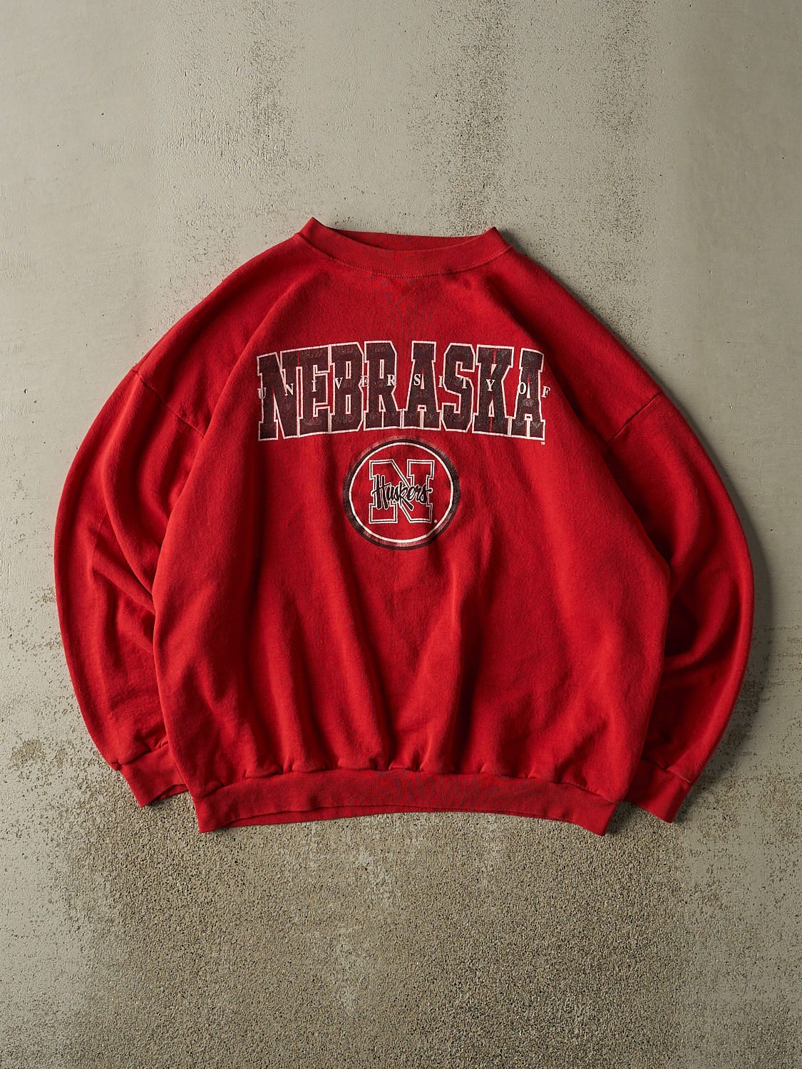 Vintage 90s Red Nebraska University Crewneck (XXL/XXXL)