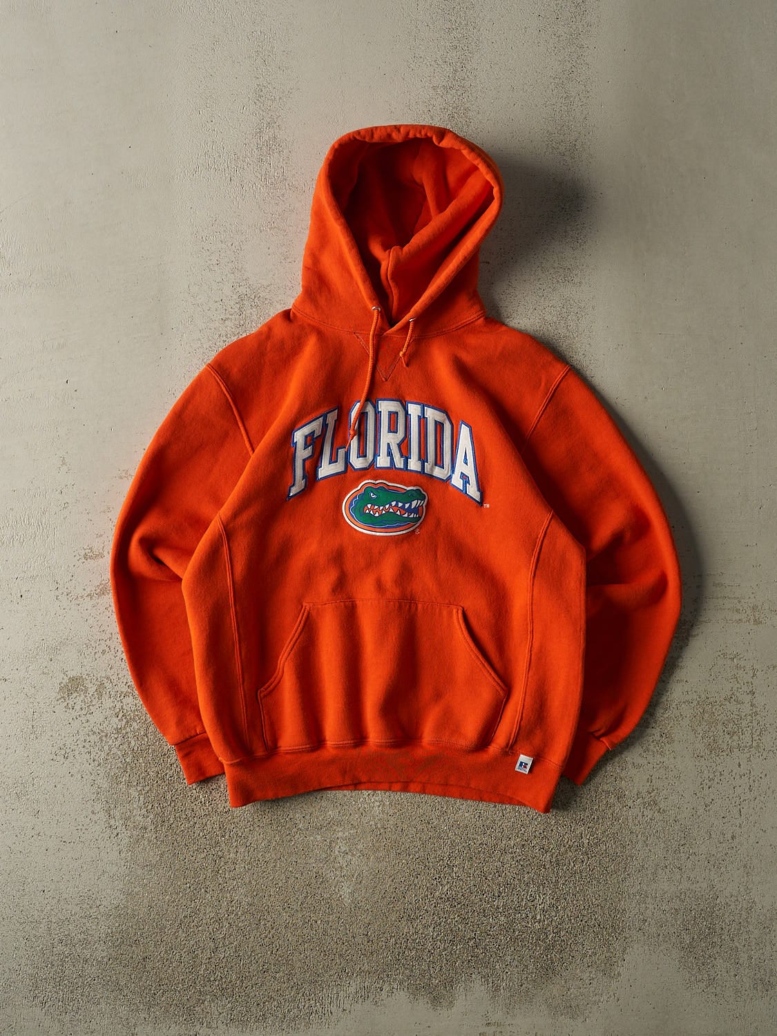 Vintage Y2K Orange Russell Athletic University of Florida Gators Hoodie (M/L)