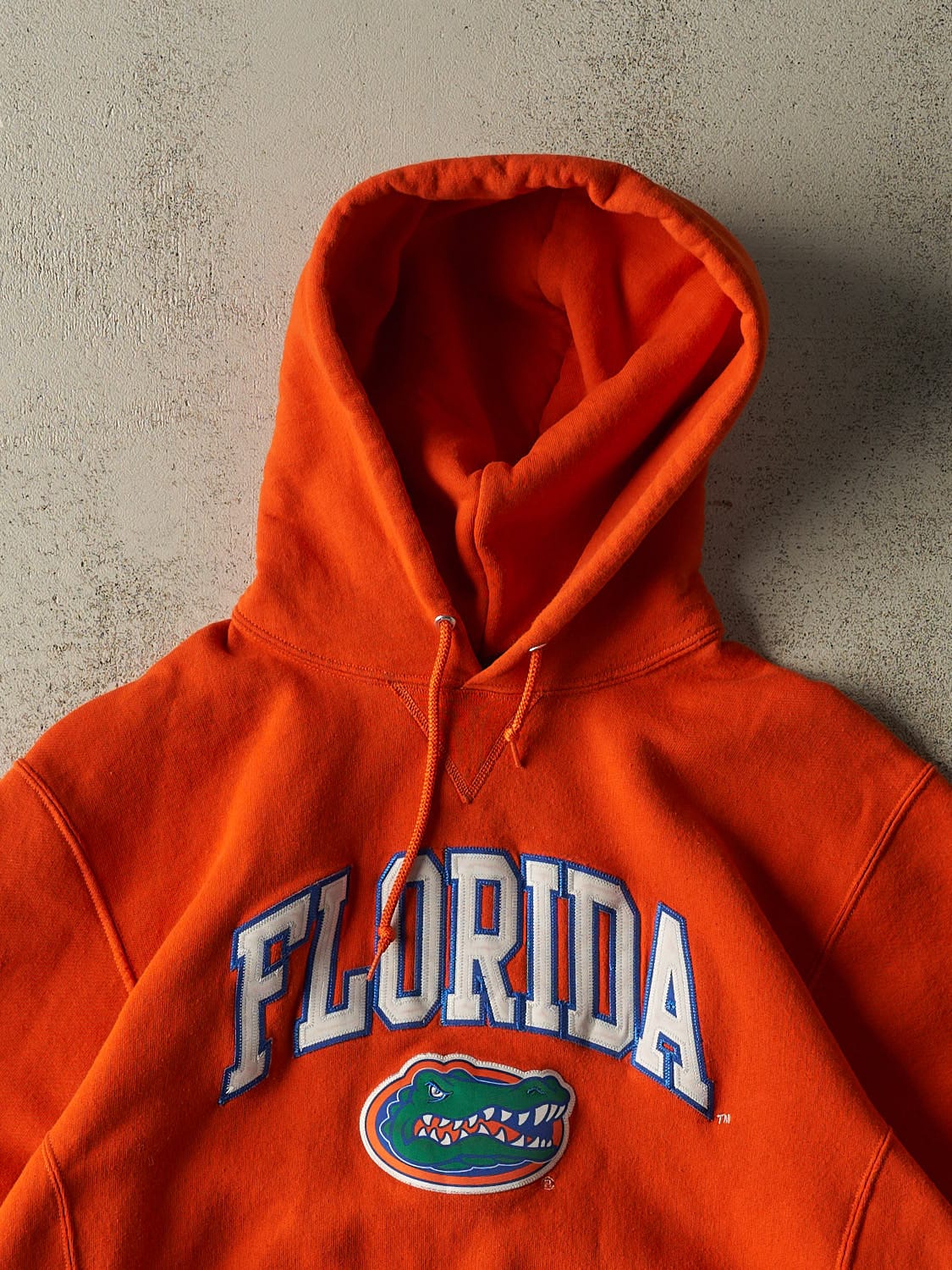Vintage Y2K Orange Russell Athletic University of Florida Gators Hoodie (M/L)