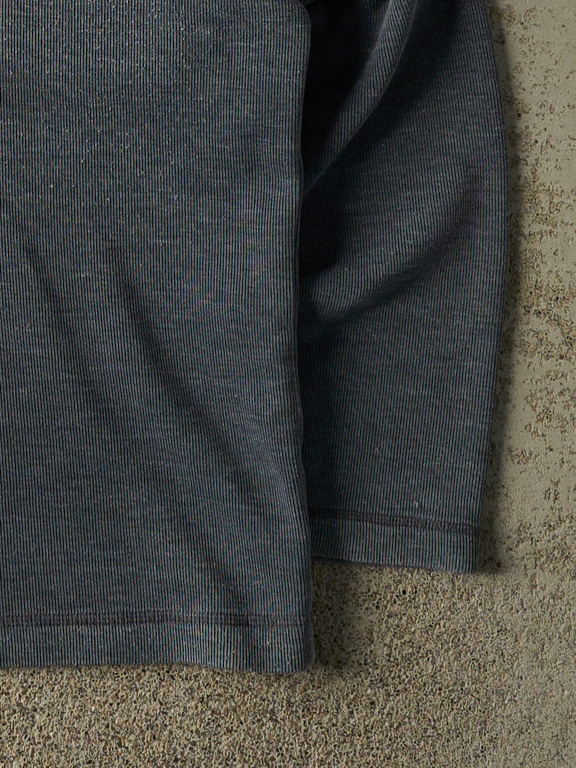 Vintage 90s Charcoal Grey Marlboro V Neck Lightweight Knit (S/M)
