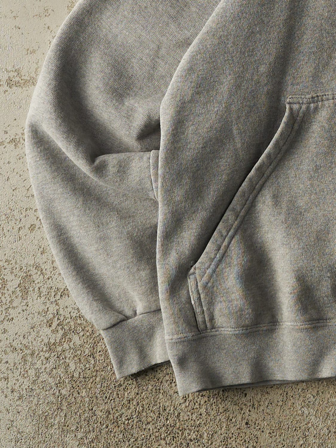 Vintage Y2K Grey Nike Embroidered Hoodie (XS)