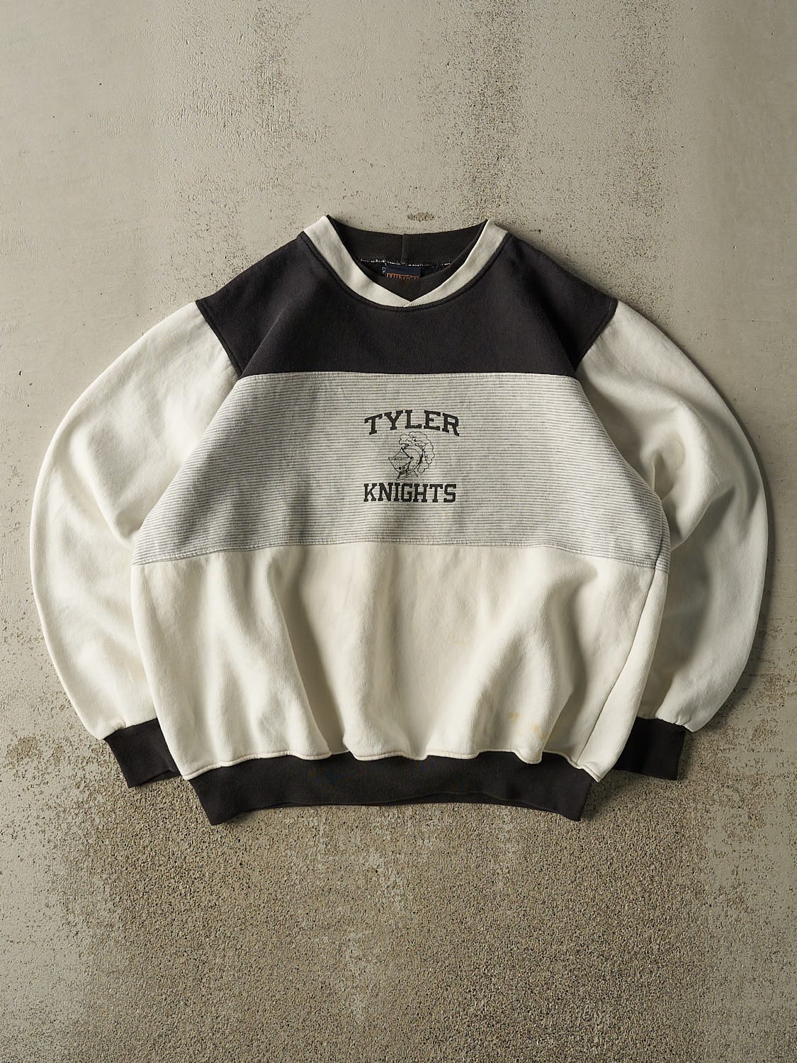 Vintage 90s White Tyler Knights Crewneck (L)