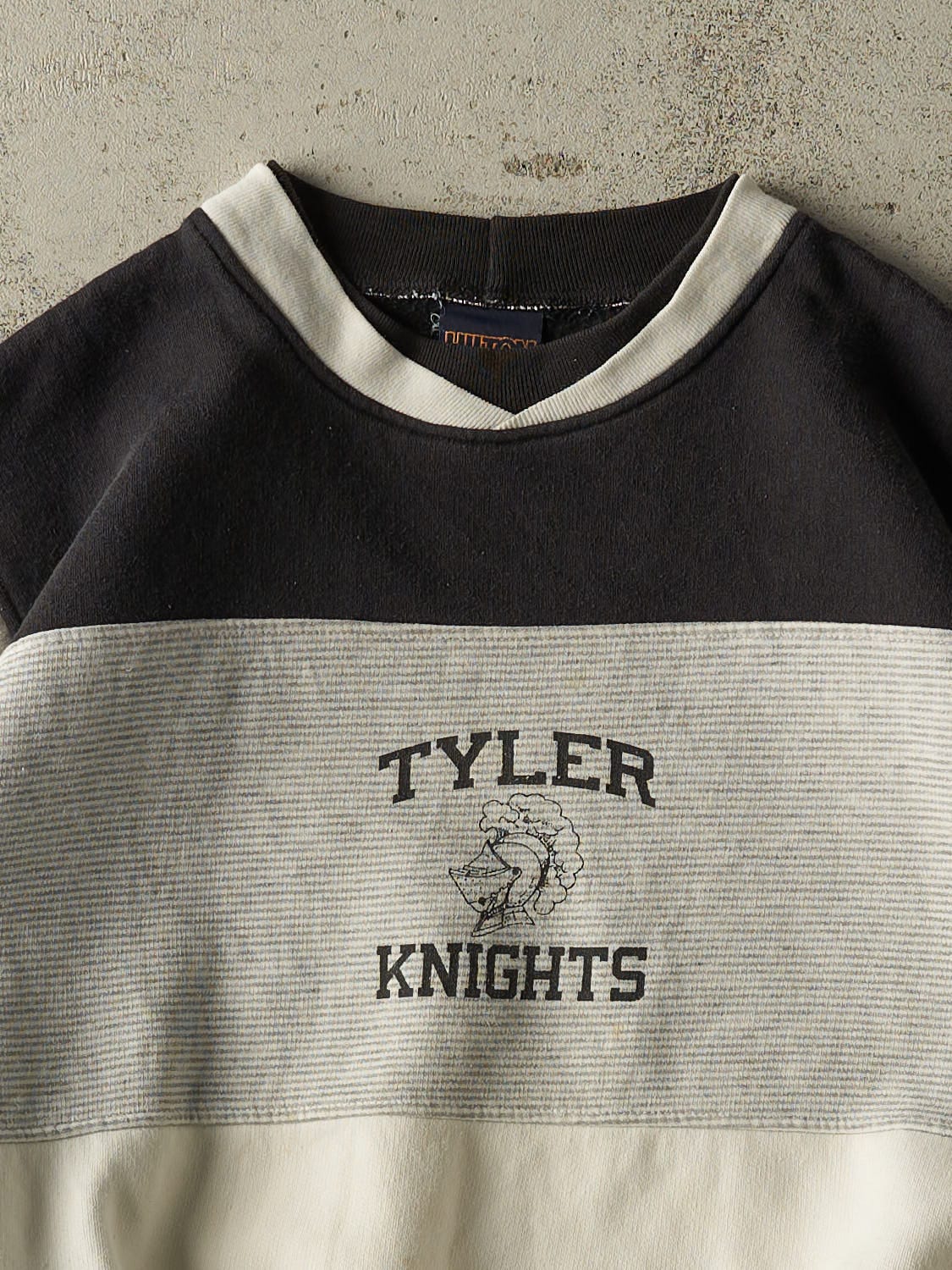 Vintage 90s White Tyler Knights Crewneck (L)