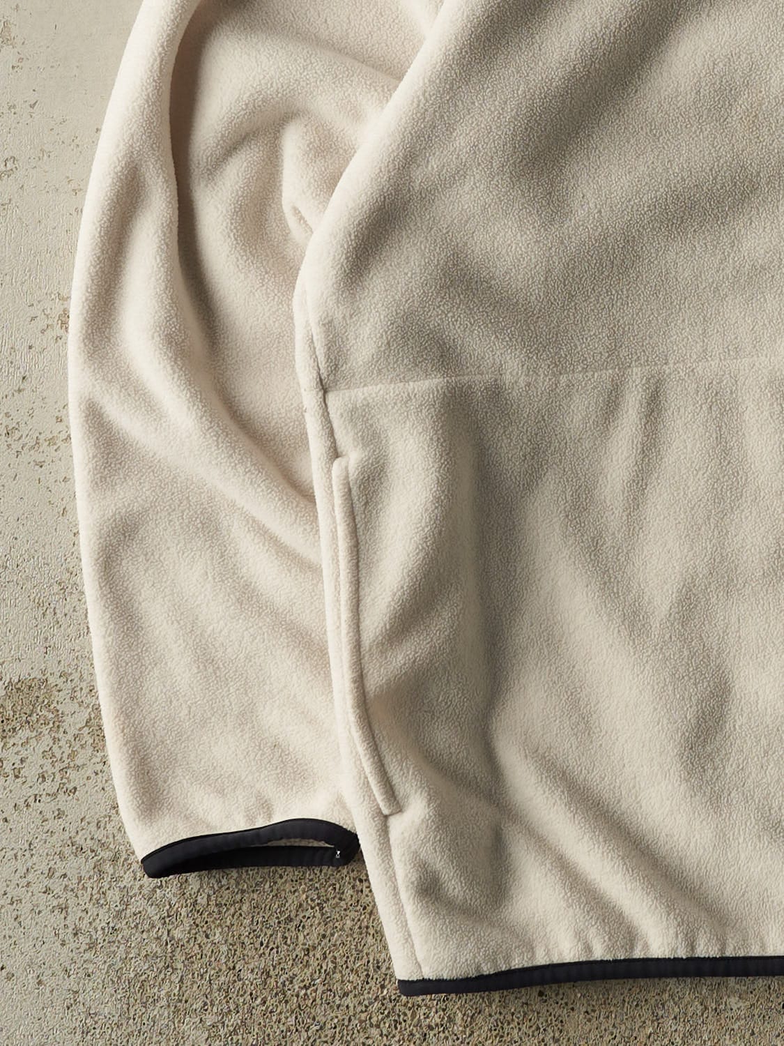 Vintage 90s Beige Nautica Quarter Zip Fleece (XXL)