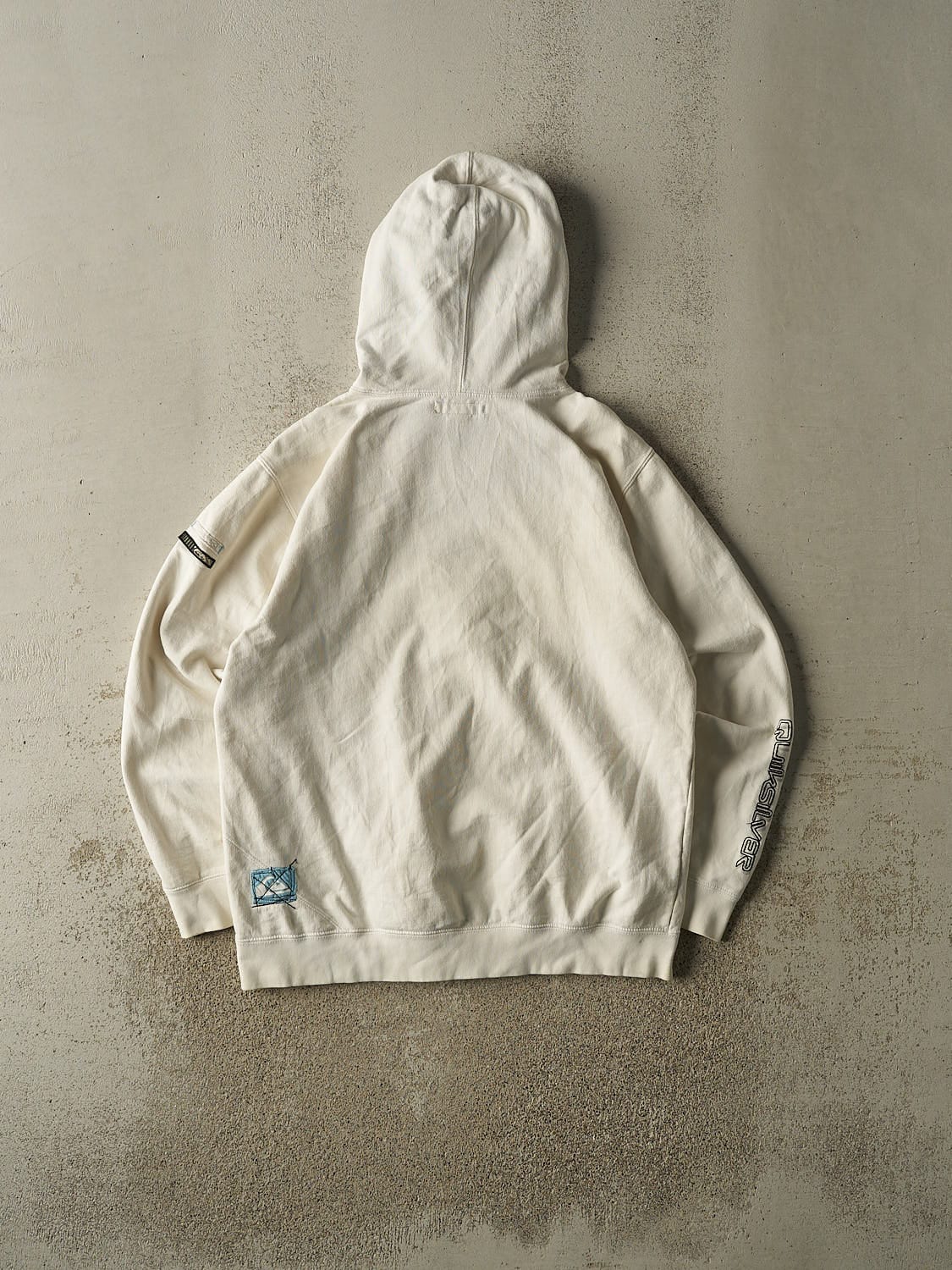 Vintage Y2K Beige Quiksilver Hoodie (M/L)